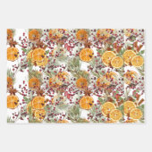 Moderne Weihnachten im Wasserfarbenfrohen Frühling Geschenkpapier Set (Vorderseite)