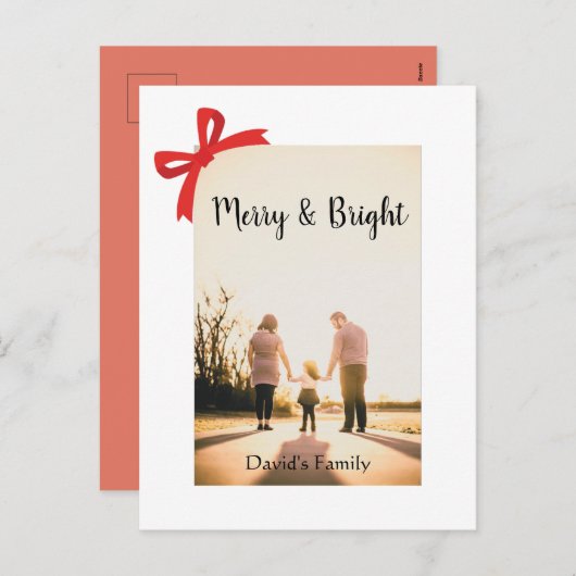 Moderne Weihnachten in fröhlicher und heller Atmos (Vorne/Hinten)