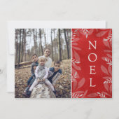 Moderne Weihnachten in Rot und Weiß (Vorderseite)