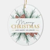 Moderne Weihnachten Keramik Ornament (Links)