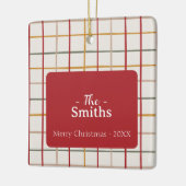 Moderne Weihnachten Keramikornament (Links)