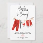 Moderne Weihnachten kommt Weihnachtsfeiertag (Vorderseite)