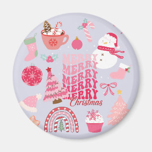 Moderne Weihnachten Magnet