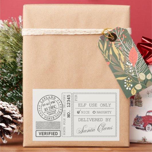 moderne Weihnachten, minimalistische, minimalistis Rechteckiger Aufkleber (Feiertag)