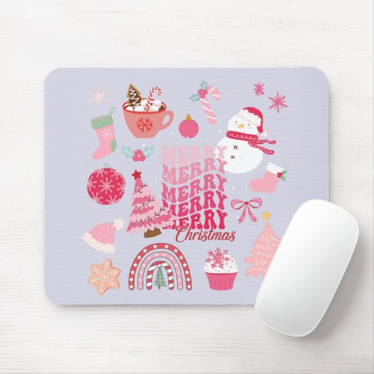 Moderne Weihnachten Mousepad (Mit Mouse)