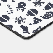 Moderne Weihnachten Nahtloses Muster Schreibtischunterlage (Ecke)