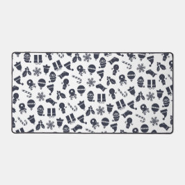 Moderne Weihnachten Nahtloses Muster Schreibtischunterlage