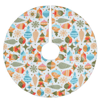 Moderne Weihnachten Polyester Weihnachtsbaumdecke