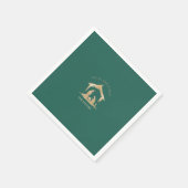 Moderne Weihnachten Religiöse Krippe Mary & Joseph Serviette (Ecke)