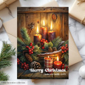 Moderne Weihnachten rustikaler traditioneller Kief