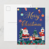 Moderne Weihnachten - Santa Claus & Geschenk (Vorne/Hinten)