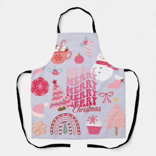 Moderne Weihnachten Schürze