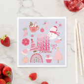 Moderne Weihnachten Serviette (Beispiel)