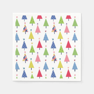 Moderne Weihnachten Serviette