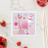 Moderne Weihnachten Serviette (Beispiel)