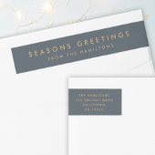 Moderne Weihnachten | Slate Gray and Gold Address