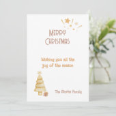 Moderne Weihnachten Stilvoll Minimalistisch (Stehend Vorderseite)