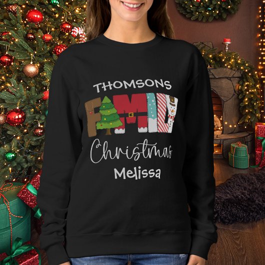 Moderne Weihnachten Sweatshirt
