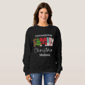Moderne Weihnachten Sweatshirt (Vorne ganz)