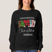 Moderne Weihnachten Sweatshirt (Vorderseite)