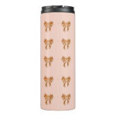 Moderne Weihnachten Thermosbecher (Rückseite)