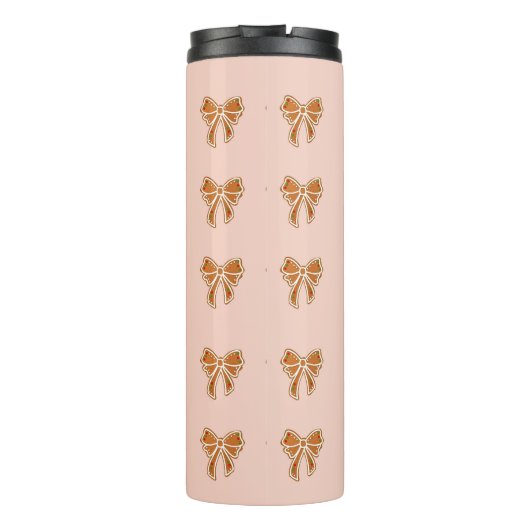 Moderne Weihnachten Thermosbecher (Rückseite)