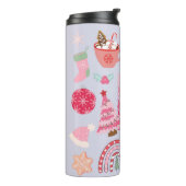 Moderne Weihnachten Thermosbecher (Nach links gedreht)