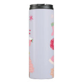 Moderne Weihnachten Thermosbecher (Rückseite)