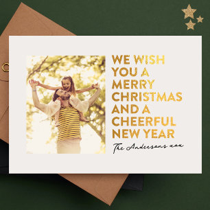 MODERNE WEIHNACHTEN UND NEUES JAHR FALSCHE GOLDFOL