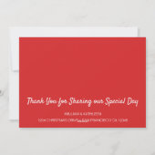 Moderne Weihnachten Verheiratet und froh Vielen Da (Rückseite)