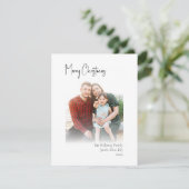 Moderne Weihnachten | Vertikales ausgeblendetes Fo (Stehend Vorderseite)