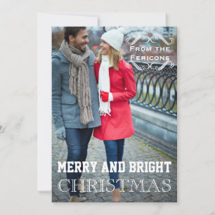 Moderne Weihnachten Vintage-Elemente Groupon-Foto