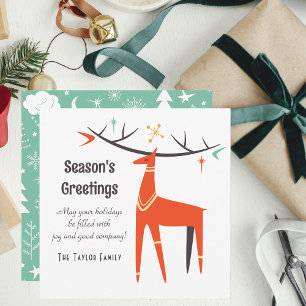 Moderne Weihnachten Vintage Retro Schrift