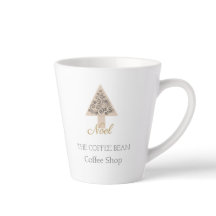 Moderne Weihnachts-Café-Geschäftsmarkenbildung