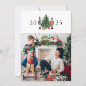 Moderne Weihnachts-Foto-Weihnachtskarte Feiertagskarte (Vorderseite)