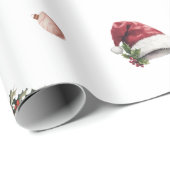 Moderne Weihnachts-Geburtstagsparty Geschenkpapier (Rolleneckpunkt)