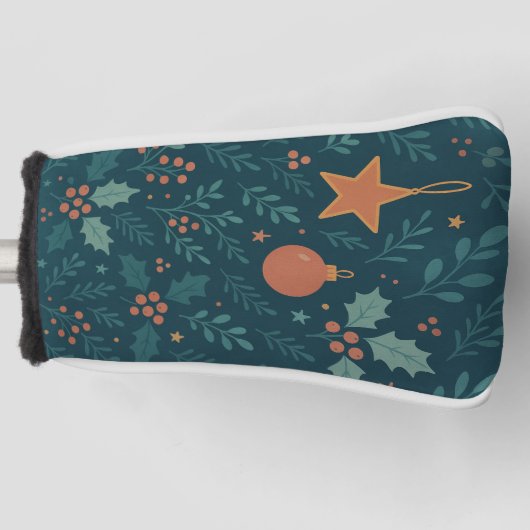 Moderne Weihnachts Golf Head Cover - Trendy Holida Golf Headcover (Vorderseite)