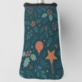 Moderne Weihnachts Golf Head Cover - Trendy Holida Headcover (Rotieren 90)