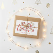 Moderne Weihnachts-Kostüm-Aufkleber Rechteckiger Aufkleber