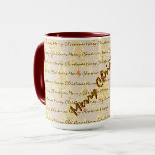 Moderne Weihnachts-Luxus-Weihnachtsbäume Tasse
