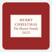 Moderne Weihnachts-Minimal-Weihnachtsgunst Rot