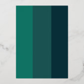 Moderne Weihnachts-Party Einladung Green Real Gold (Rückseite)