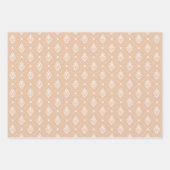 Moderne Weihnachts-Rot-Geschenkpapier-Blätter Geschenkpapier Set (Vorderseite 2)