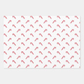 Moderne Weihnachts-Rot-Geschenkpapier-Blätter Geschenkpapier Set (Vorderseite)