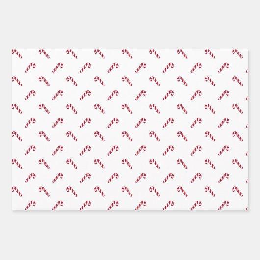 Moderne Weihnachts-Rot-Geschenkpapier-Blätter Geschenkpapier Set (Vorderseite)