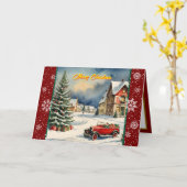 Moderne Weihnachts Schöne Urlaubssammlung Karte (Gelbe Blume)