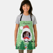 Moderne Weihnachts-Weihnachtsfeier - Foto Name Sag Schürze (Insitu)