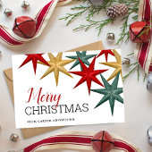 Moderne Weihnachts-Weihnachtskarte