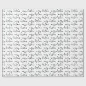 Moderne Weihnachts-Weihnachtskrippe Geschenkpapier (Flach)
