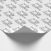 Moderne Weihnachts-Weihnachtskrippe Geschenkpapier (Ecke)